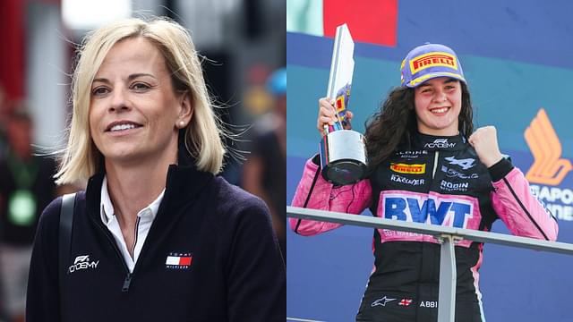 Susie Wolff (L) and Abbi Pulling (R)