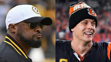 Pittsburgh Steelers head coach Mike Tomlin, Cincinnati Bengals QB Joe Burrow - USA TODAY