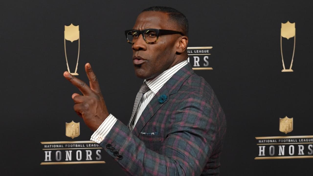 Feb 2, 2019; Atlanta, GA, USA; Shannon Sharpe during red carpet arrivals for the NFL Honors show at the Fox Theatre.