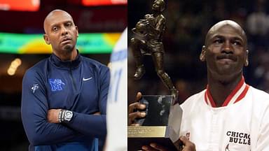 Penny Hardaway (L) and Michael Jordan (R)