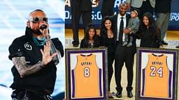 Taboo of the Black Eyed Peas (L), Kobe Bryant and his family (R)