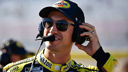 NASCAR Cup Series driver Joey Logano (22) during qualifying for the South Point 400 at Las Vegas Motor Speedway.