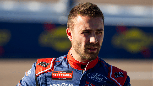 NASCAR Truck Series driver Ty Majeski (98) during the NASCAR Truck Series championship race at Phoenix Raceway.