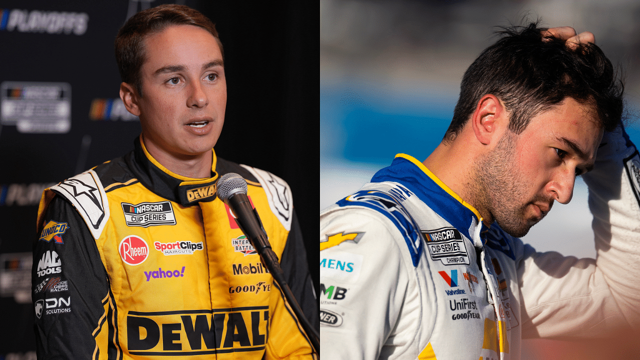 Christopher Bell (L) and Chase Elliott (R)