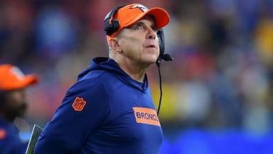 Dec 19, 2024; Inglewood, California, USA; Denver Broncos head coach Sean Payton watches game action against the Los Angeles Chargers during the second half at SoFi Stadium.