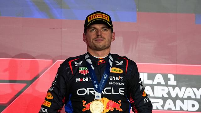 November 28, 2024, Doha, Rieti, Qatar: Podium with Max Verstappen (NED)