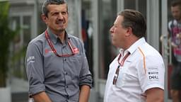 Photo4 LaPresse 05 10 2018 Suzuka, Japan Grand Prix Formula One Japan 2018 In the pic: Guenther Steiner (ITA) Haas F1 Team Prinicipal and Zak Brown (USA) McLaren executive director