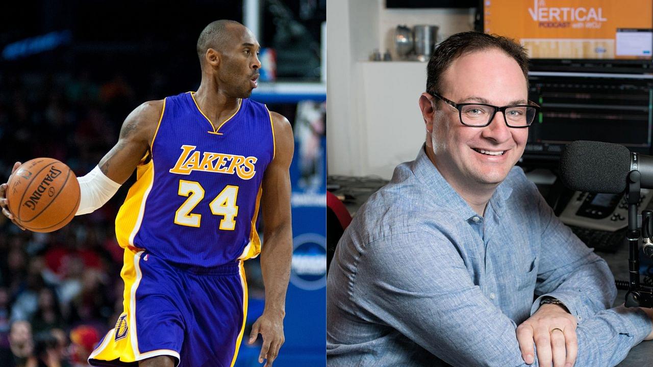 Kobe Bryant (L), Adrian Wojnarowski (R)