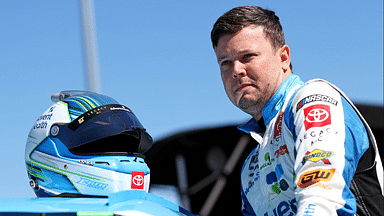 May 11, 2024; Darlington, South Carolina, USA; NASCAR Cup Series driver Erik Jones (43) during practice for the Goodyear 400 at Darlington Raceway.