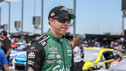 NASCAR Cup Series driver Brad Keselowski (6) on pit road during NASCAR Cup practice and qualifying at Darlington Raceway.