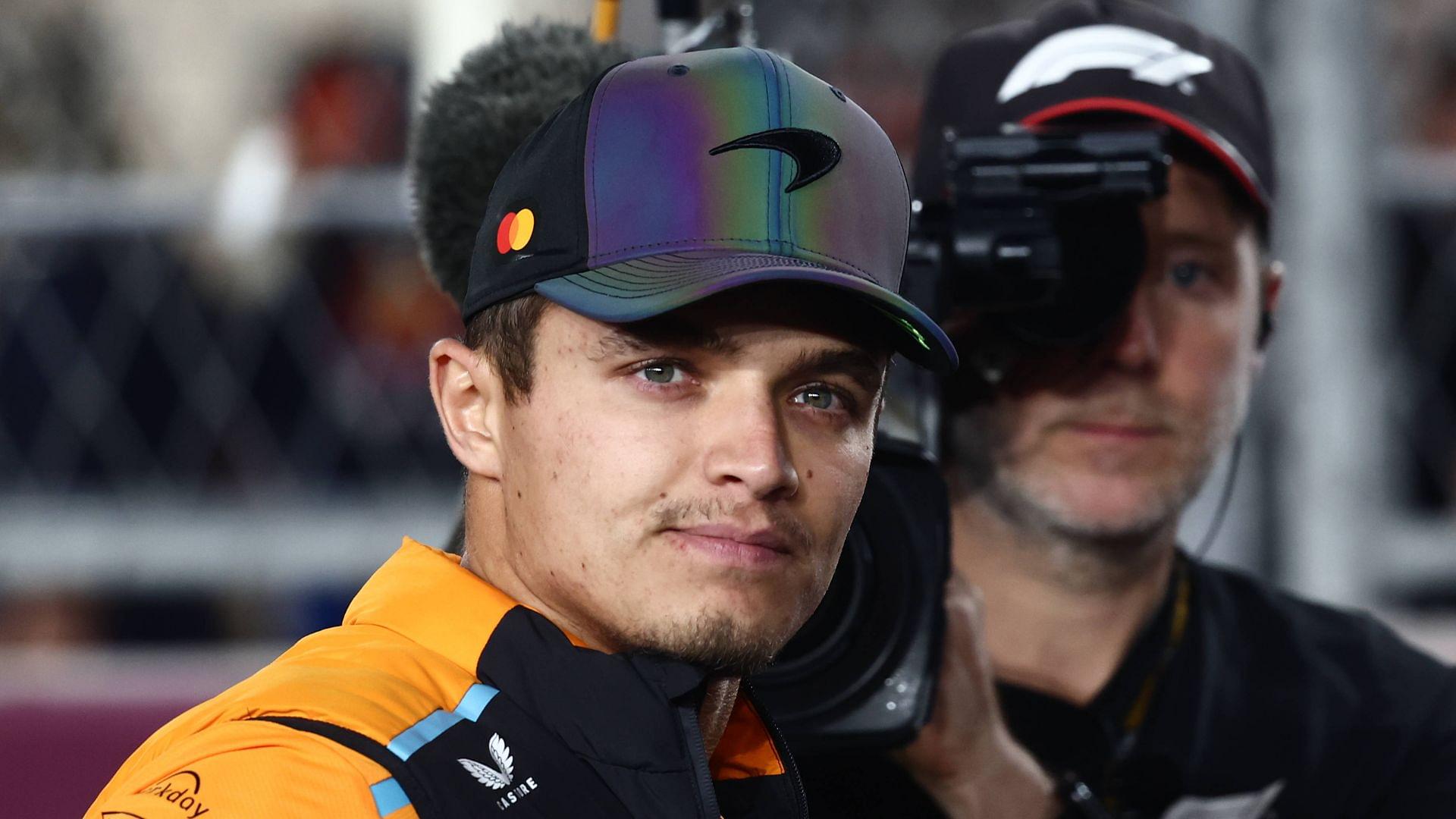 F1 Grand Prix Of Qatar 2024 Lando Norris of McLaren ahead of the Formula 1 Grand Prix of Qatar at Lusail International Circuit in Lusail, Qatar on December 1, 2024