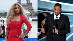 Serena Williams (L) and Will Smith (R)