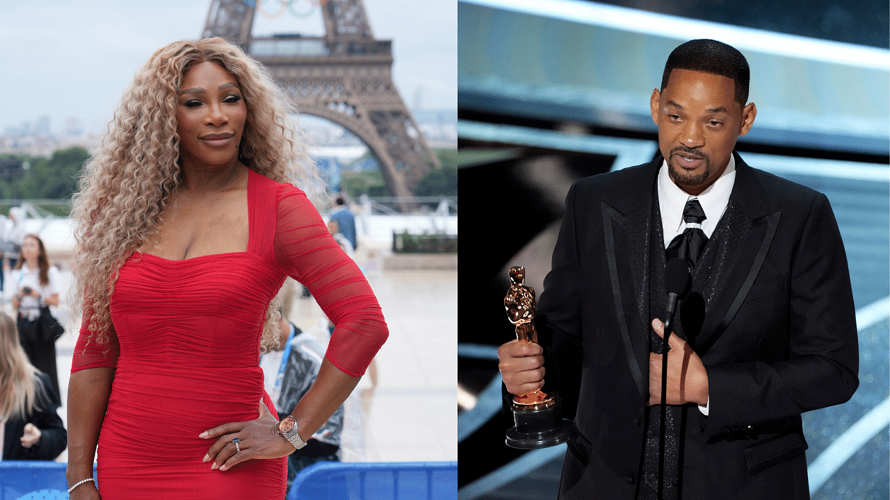 Serena Williams (L) and Will Smith (R)