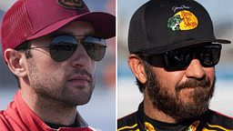 (L-R) Chase Elliott and Martin Truex Jr.