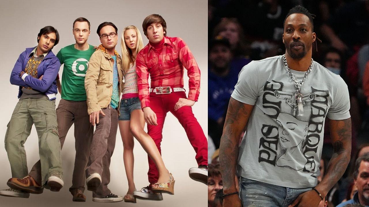 Big Bang Theory Cast (L) and Dwight Howard (R)