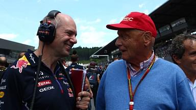 Adrian Newey (GBR), Red Bull Racing , Technical Operations Director and Nikki Lauda (AU), Mercedes