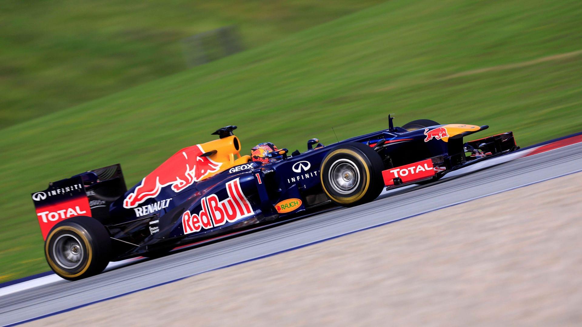 SPIELBERG,AUSTRIA,29.JUN.24 - MOTORSPORTS, FORMULA 1 - Grand Prix of Austria, legends parade warm up, Red Bull Ring. Image shows Patrick Friesacher (RB8)