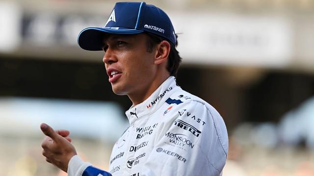 Thai driver Alexander Albon ( Williams Racing Team) is seen during the Drivers Parade before the FIA Formula 1 Abu Dhabi Grand Prix at Yas Marina Circuit