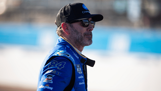 NASCAR Cup Series driver Jimmie Johnson (84) during qualifying for the Championship race at Phoenix Raceway.