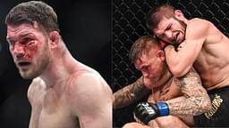 Michael Bisping (L), Khabib Nurmagomedov (R)