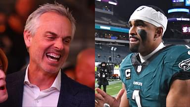 NFL pundit Colin Cowherd, Philadelphia Eagles QB Jalen Hurts