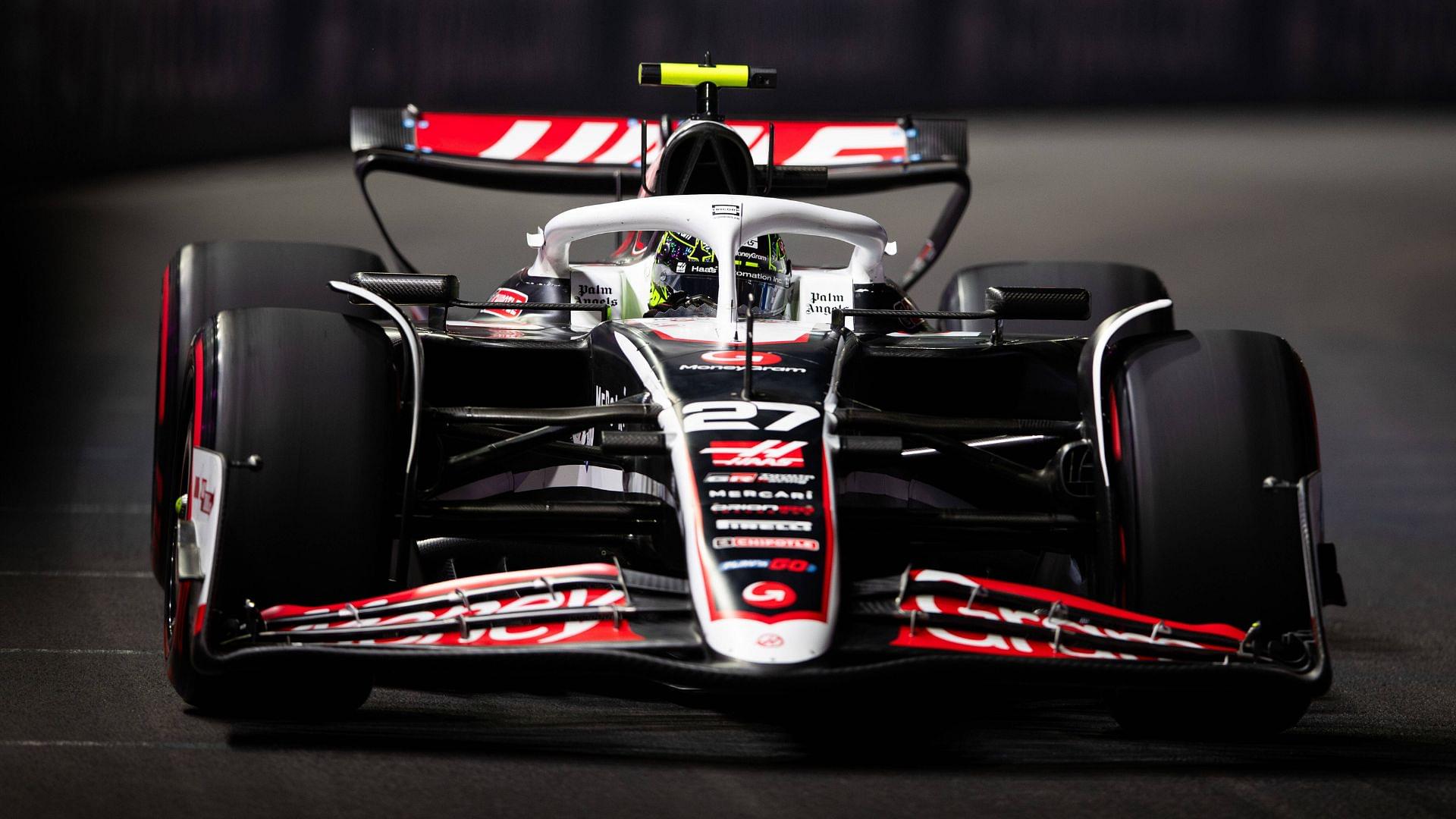 F1 - LAS VEGAS GRAND PRIX 2024 27 HULKENBERG Nico (ger), Haas F1 Team VF-24 Ferrari, action during the Formula 1 Heineken Silver Las Vegas Grand Prix 2024