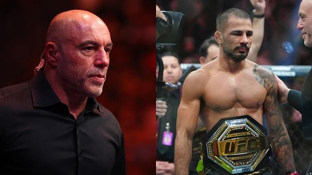 Joe Rogan (L), Alexandre Pantoja (R)