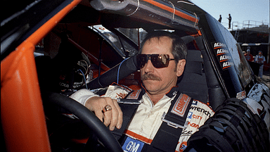 NASCAR Winston Cup Series driver Dale Earnhardt Sr (3) at Phoenix International Raceway.