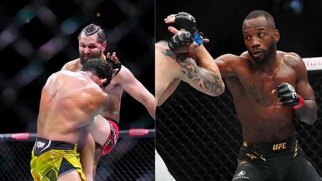 Jorge Masvidal (L), Leon Edwards (R)