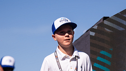 Keelan Harvick, son of NASCAR Cup Series driver Kevin Harvick (4) during the Championship Race at Phoenix Raceway.