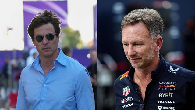 Toto Wolff (L) and Christian Horner (R)