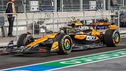 Lando Norris 4 during the Formula 1 Heineken Silver Las Vegas Grand Prix in Las Vegas NV