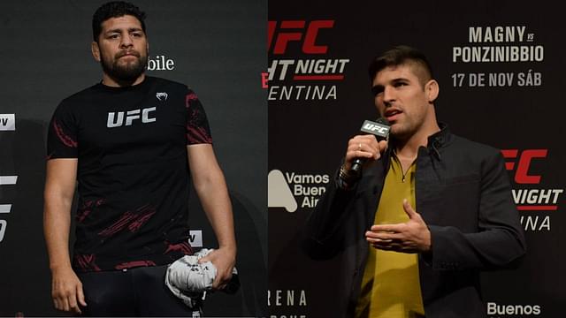 Nick Diaz (L), Vicente Luque (R)