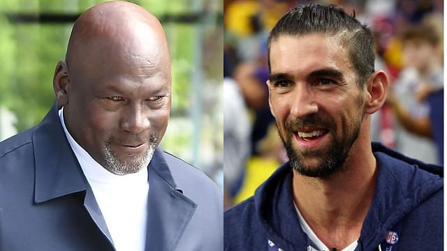 Michael Jordan and Michael Phelps