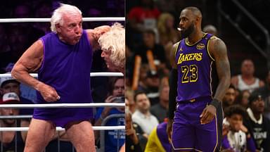 Ric Flair (L) and LeBron James (R)