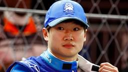 LAS VEGAS, NV - NOVEMBER 23: Yuki Tsunoda (22) of Japan, Visa Cash App RB Formula One Team, RB Honda RBPT looks on from the grid prior to the Formula 1 Heineken Silver Las Vegas Grand Prix on the Las Vegas Strip Circuit on November 23, 2024 in Las Vegas, Nevada.