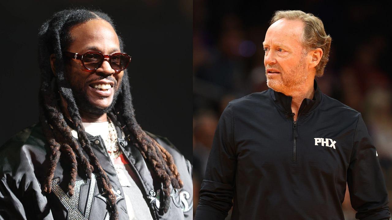 2 Chainz and Mike Budenholzer.