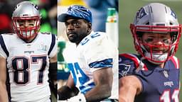 Rob Gronkowski, Emmitt Smith, and Julian Edelman