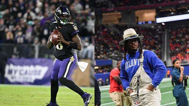 Lamar Jackson and Cam Newton