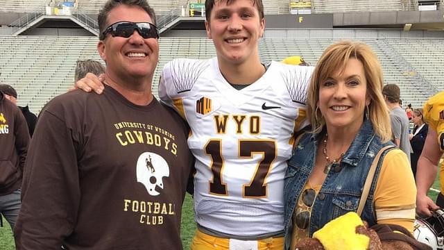 Josh Allen and his parents