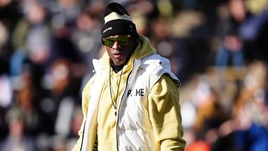 Colorado Buffaloes head coach Deion Sanders before the game against the Oklahoma State Cowboys at Folsom Field.