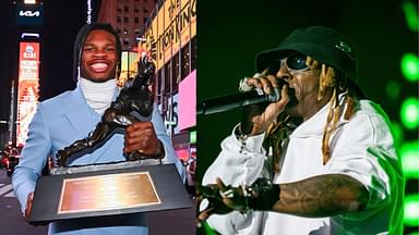 Travis Hunter [Left]; Lil Wayne [Right]