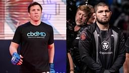 Chael Sonnen (L), Khabib Nurmagomedov (R)