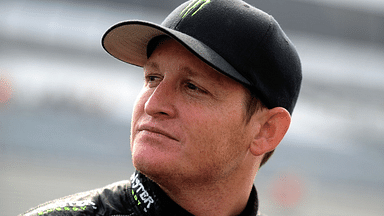 NASCAR Camping World Truck Series driver Ricky Carmichael during qualifying for the Dover 200 at Dover International Speedway.