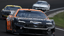 NASCAR Cup Series driver Brad Keselowski (6) during the Brickyard 400 at Indianapolis Motor Speedway.