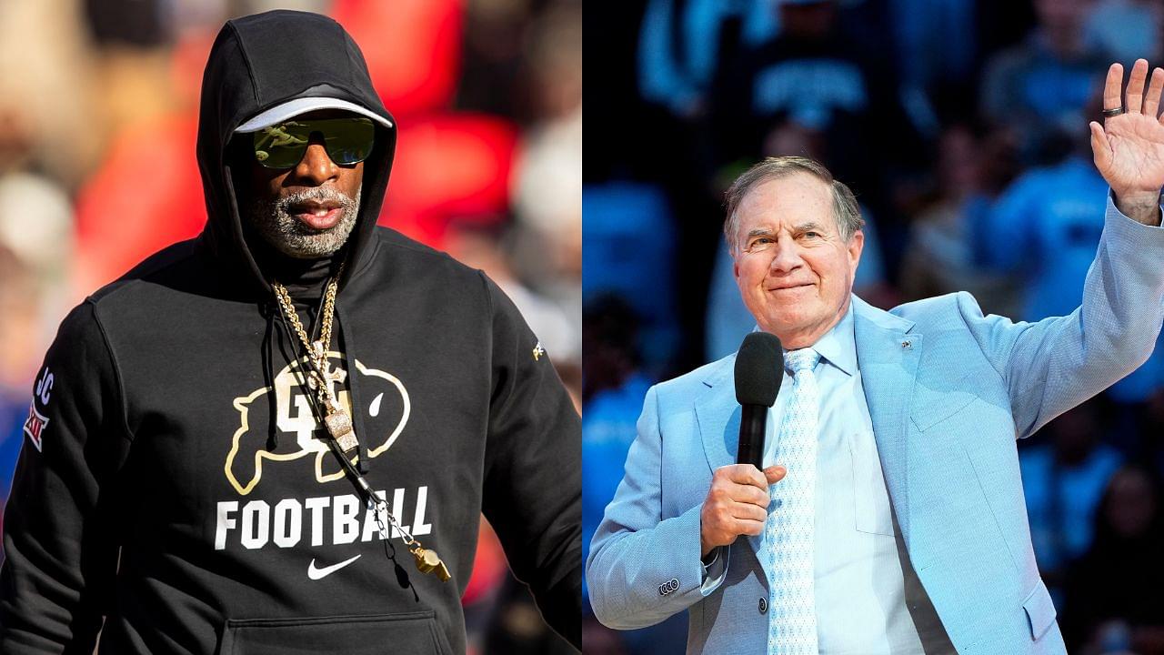 Deion Sanders and Bill Belichick