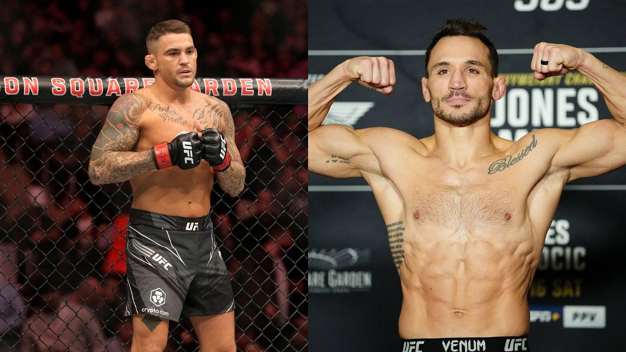 Dustin Poirier (R), Michael Chandler (L)