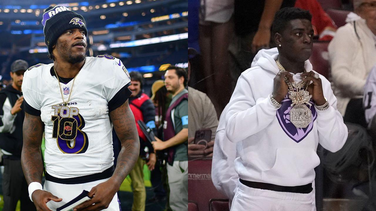 Lamar Jackson and Kodak Black