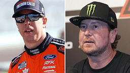 (L-R) Brad Keselowski and Kurt Busch.