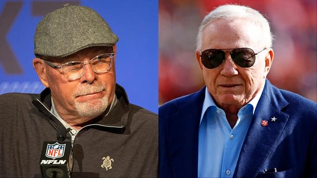 Former NFL coach Bruce Arians, Cowboys owner Jerry Jones